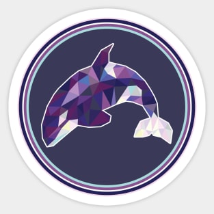 Orca Shirt: Cute Whale Lovers Colorful Art Killer Whale Sticker